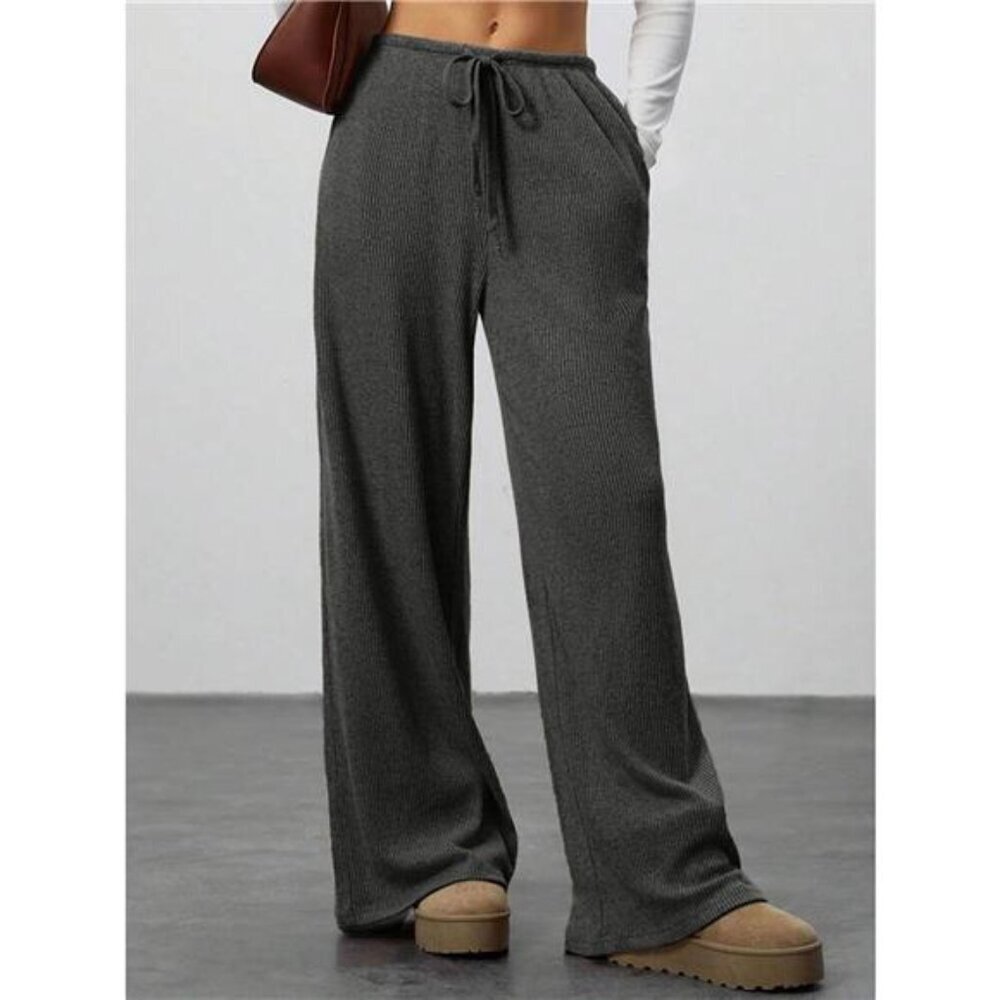 Relaxed Fit Wide Leg Pants - Picture 12 of 16